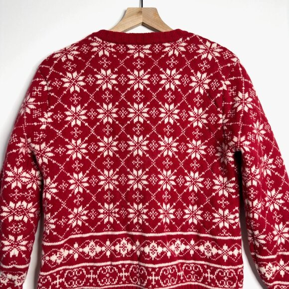 VINTAGE Casual Corner Wool Nordic Cardigan - Picture 6 of 8